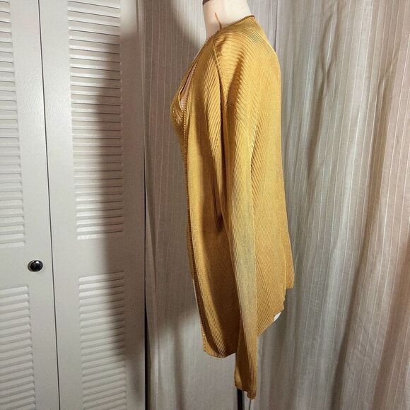 Adrianna Papéll | Women’s | Cardigans | XL | Vintage Gold Beaded Textured 2 Piec - Picture 4 of 6